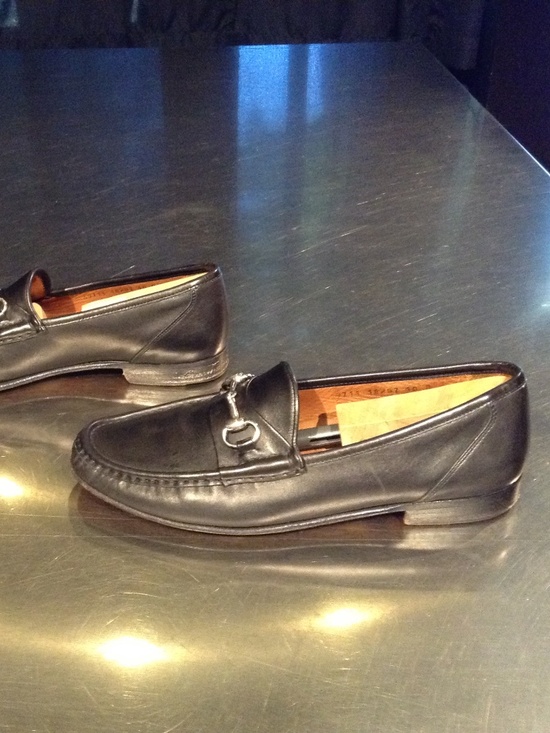 Allen Edmonds Bruzzano Men\'s 10 D Black Horse Bit Loafers Shoes Made In Italy main image 4